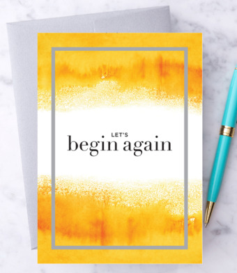 Design with Heart Studio - Let’s Begin Again