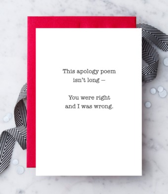 Design with Heart Studio - Apology Poem