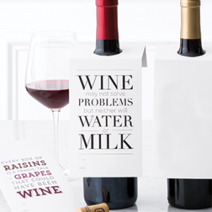 "Wine may not solve problems"