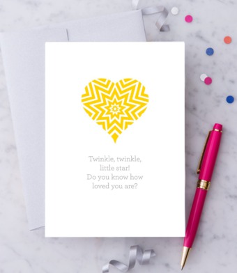 Design with Heart Studio - Twinkle, twinkle, little star! Do you know how loved you are