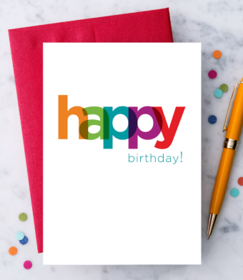 Design with Heart Studio - Happy Birthday