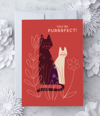 Design with Heart Studio - You’re Purrrfect!