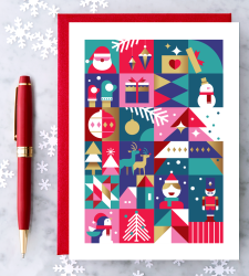 Design with Heart Studio - Holiday - Christmas Celebration Greeting Card 