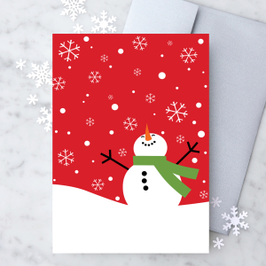 Joyful Snowfall Christmas Card - Boxed set of 8