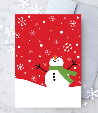 Design with Heart Studio - Joyful Snowfall Christmas Card – Boxed set of 8