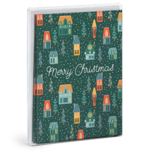 Christmas Village - Boxed Card set of 8