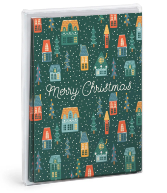 Design with Heart Studio - Christmas Village  – Boxed Card set of 8