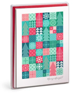 Design with Heart Studio - Christmas Kaleidoscope – 8 Boxed Holiday Greeting Cards